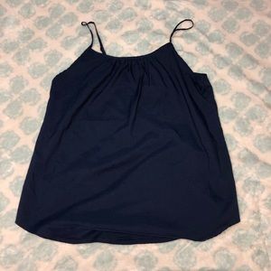 navy tank top